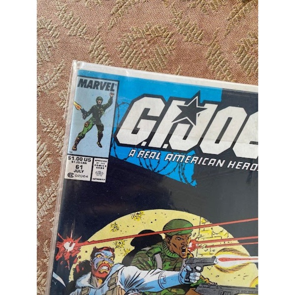 Marvel Comics GI Joe A Real American Hero 61 July 1987 Vintage Copper Age Comic - Picture 3 of 3